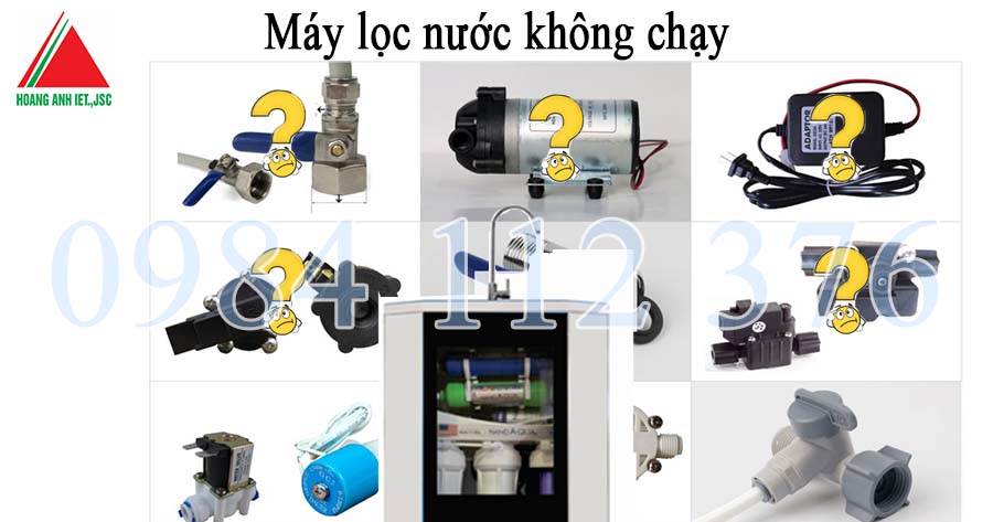 Sửa lọc nước không chạy phán đoán do máy bơm