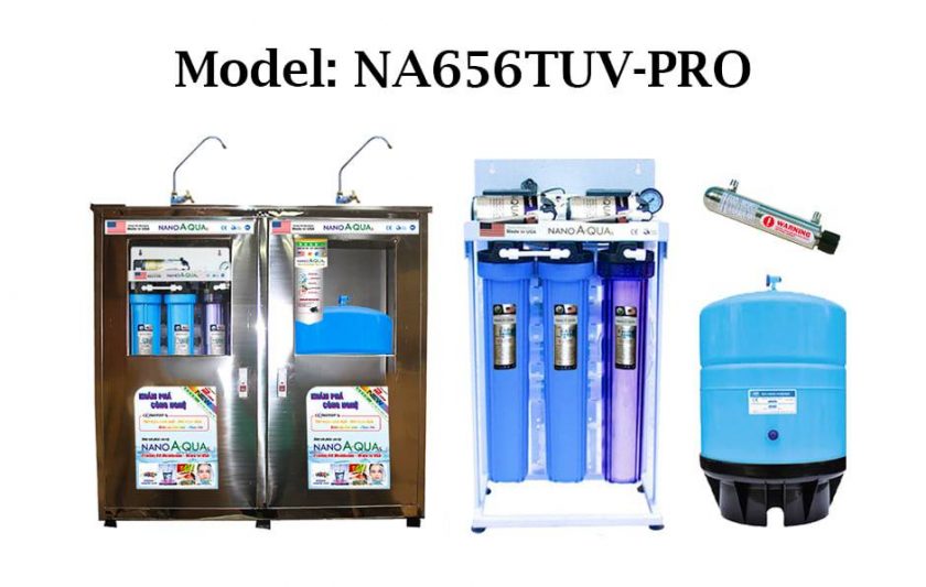 Máy lọc nước RO công suất 65 lít/giờ, mã NA656TUVPRO
