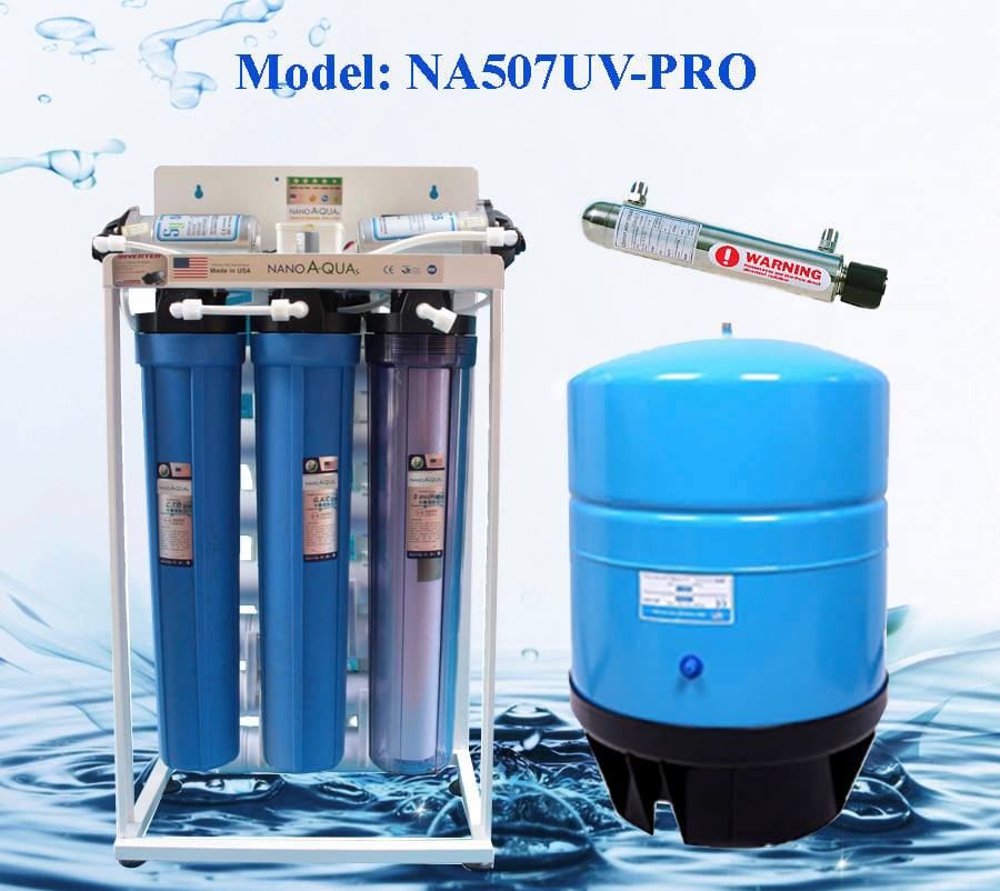 Máy lọc nước công nghệ RO 50L/h, mã NA507UVPRO