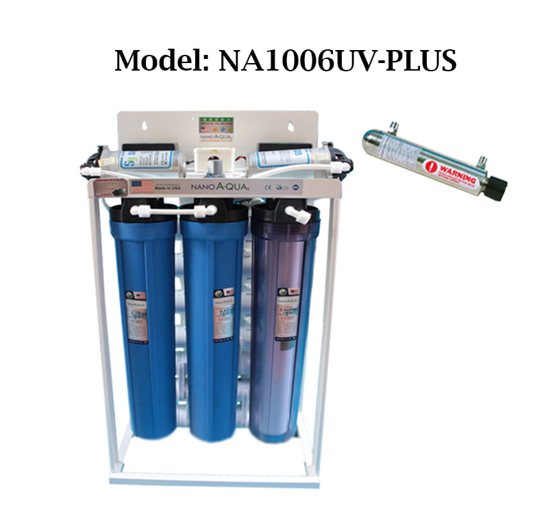 Máy lọc nước bán công nghiệp RO 100L/h, NA1006UVPLUS