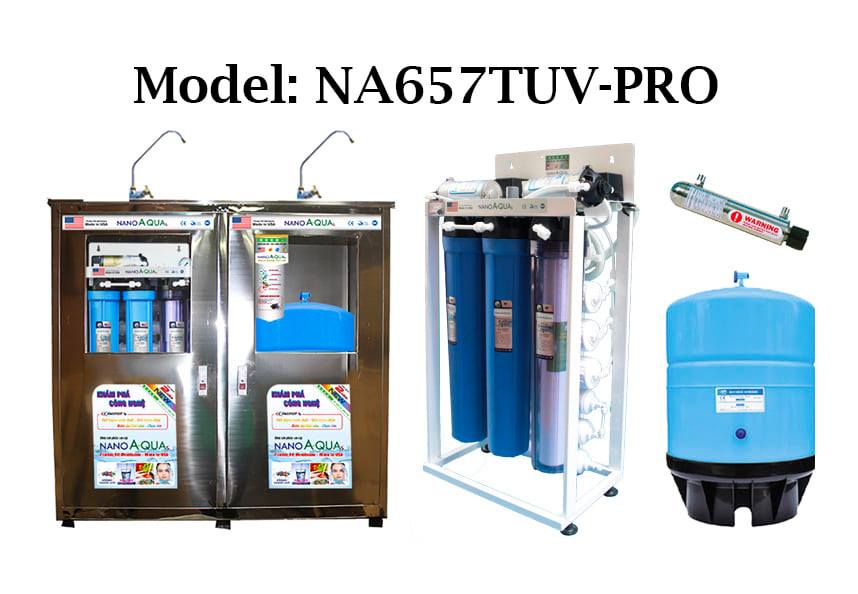 Máy lọc nước RO 65L/h mã NA657TUVPRO