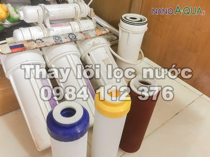 Thay lõi lọc Geyser ở Cầu Giấy chính hãng