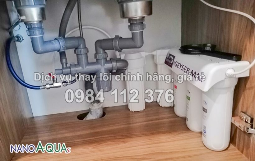 Thay lõi lọc Geyser ở Long Biên, dịch vụ giá rẻ và chính hãng