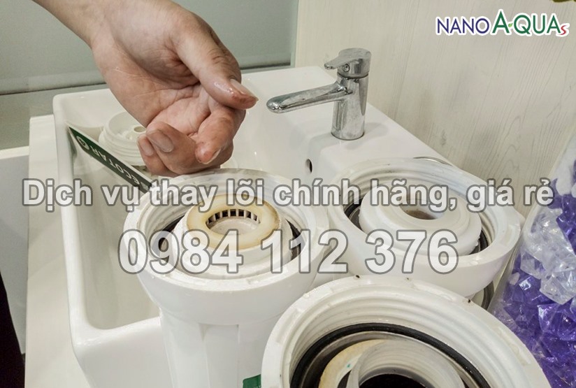 Thay lõi lọc Geyser, công nghệ Nano Nga ở quận Hoàng Mai chính hãng