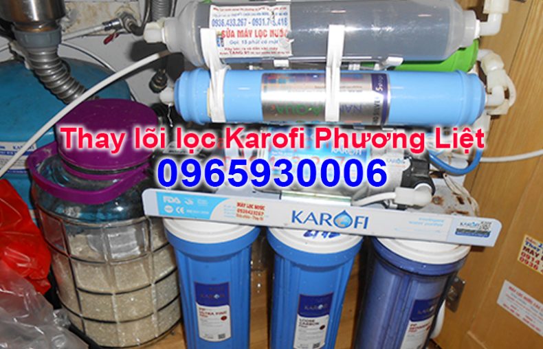 Thay lõi lọc Karofi Phương Liệt, Thanh Xuân lõi lọc chính hãng có bảo hành