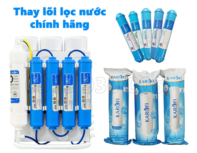 Thay lõi lọc nước chính hãng