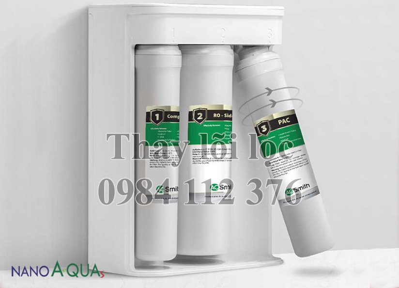 Dịch vụ thay lõi lọc AO Smith ở Long Biên, cam kết chính hãng và rẻ