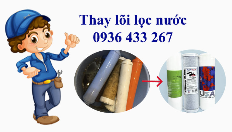 Thay lõi lọc nước Tả Thanh Oai, thợ thay lõi tốt, chuyên nghiệp, giá rẻ