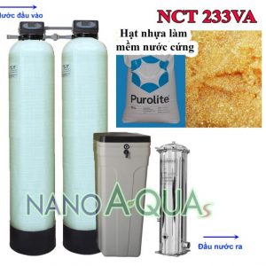 Hệ thống lọc nước tổng van tự động 2.5m3 giờ NanoAquas NCT233VA