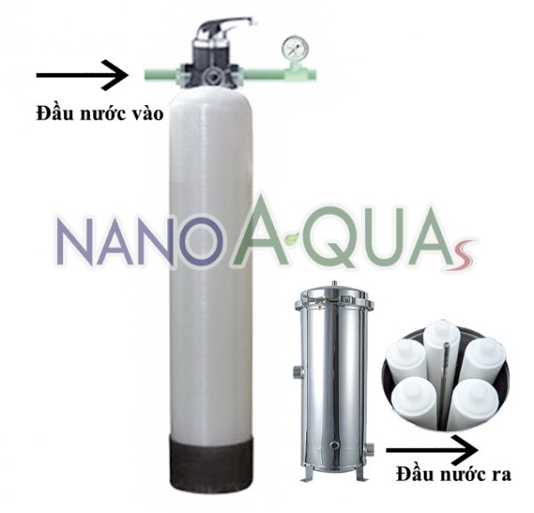 Lọc nước tổng sinh hoạt công suất 2m3/ giờ NanoAquas NCC152TH