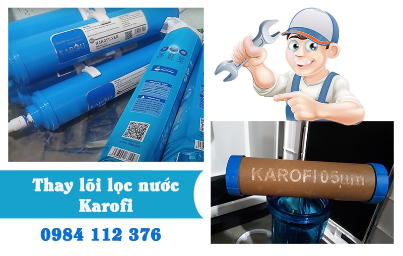 Thay lõi lọc Karofi tại Hà Đông