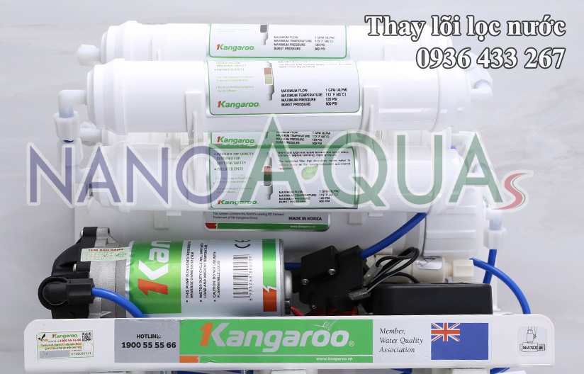 Thay lõi lọc Kangaroo Nghĩa Tân, dịch vụ máy lọc Cầu Giấy, gọi tới nhanh