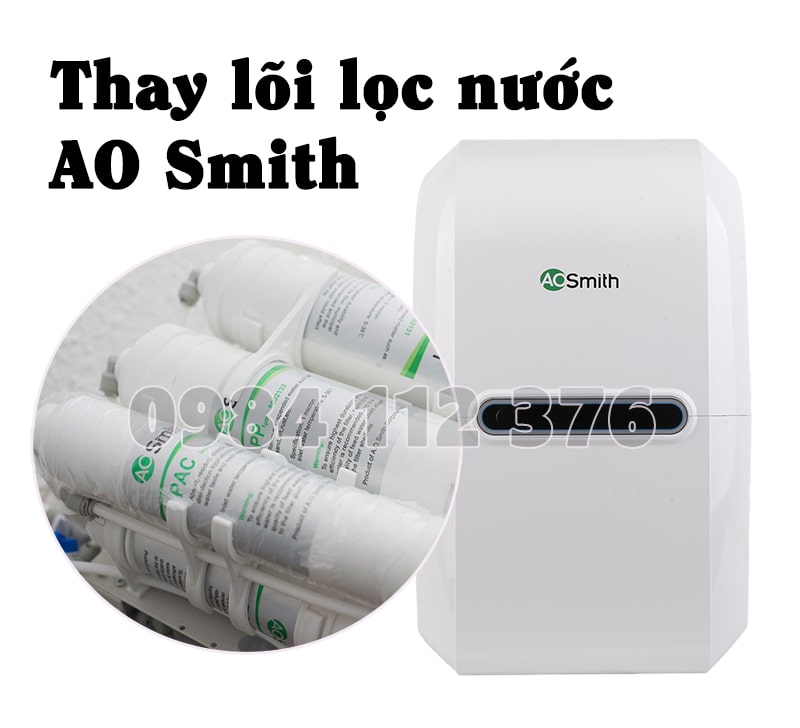 Thay lõi lọc Ao Smith tại Văn Quán, gọi tới nhanh