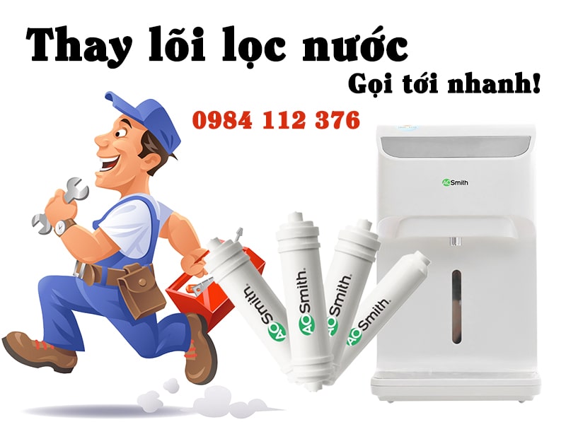 Thay lõi AO Smith gọi tới nhanh