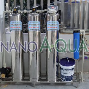 Lọc tổng cho nước sinh hoạt 1m3/giờ 3 cột lọc NanoAquas NIB311VT