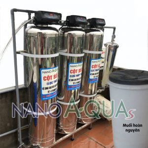 Lọc nước sinh hoạt đầu nguồn 1m3/h NanoAquas NIT331VA van tự động