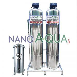 Lọc nước tổng công suất 2m3/h NanoAquas NIT232TA van tự động