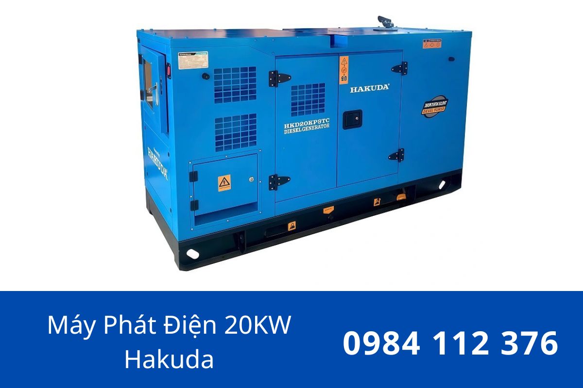 Máy Phát Điện 20KW Hakuda HKD20KP3TC – Dầu diesel 3 pha