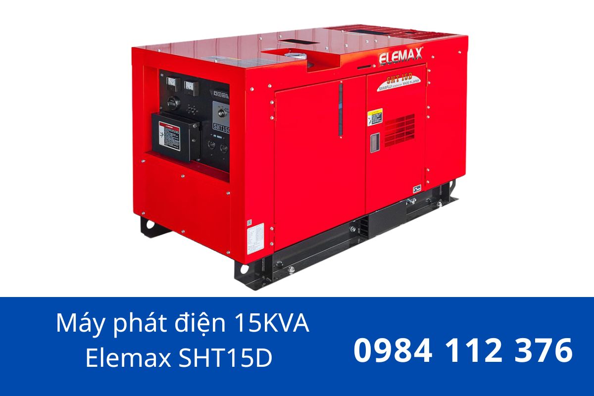 Máy phát điện 15KVA Elemax SHT15D