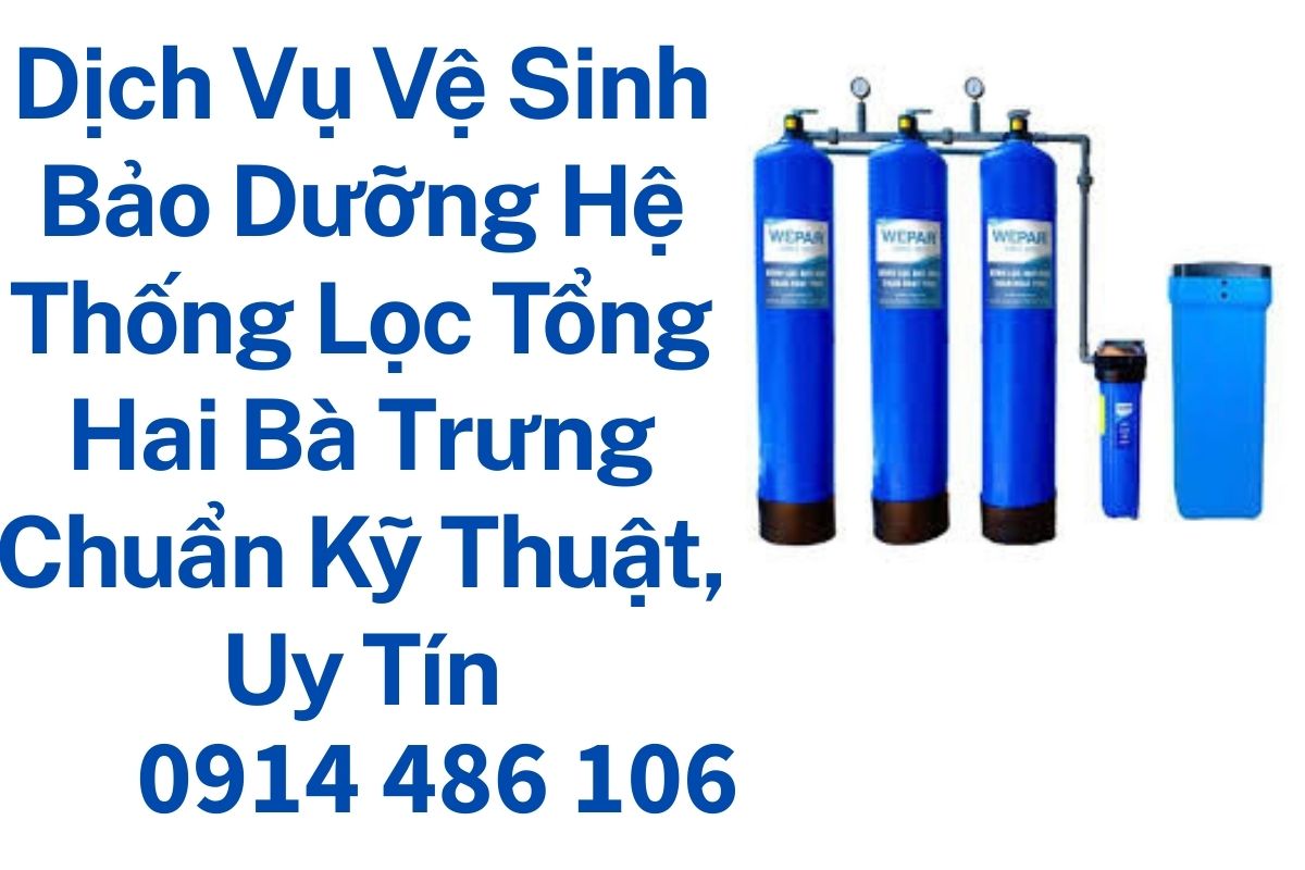 Dịch Vụ Vệ Sinh Bảo Dưỡng Hệ Thống Lọc Tổng Hai Bà Trưng Chuẩn Kỹ Thuật, Uy Tín