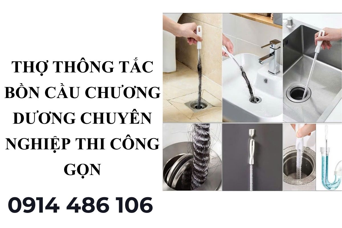 Thợ Thông Tắc Bồn Cầu Chương Dương Chuyên Nghiệp – Thi Công Gọn Gàng, Có VAT