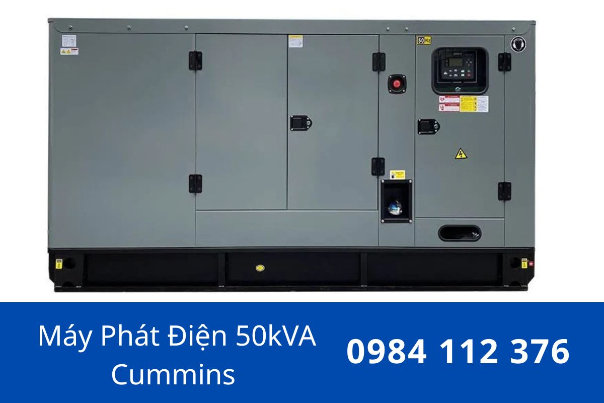Máy Phát Điện 50kVA Cummins Giá Tốt, Chính Hãng, Vận Hành Bền Bỉ