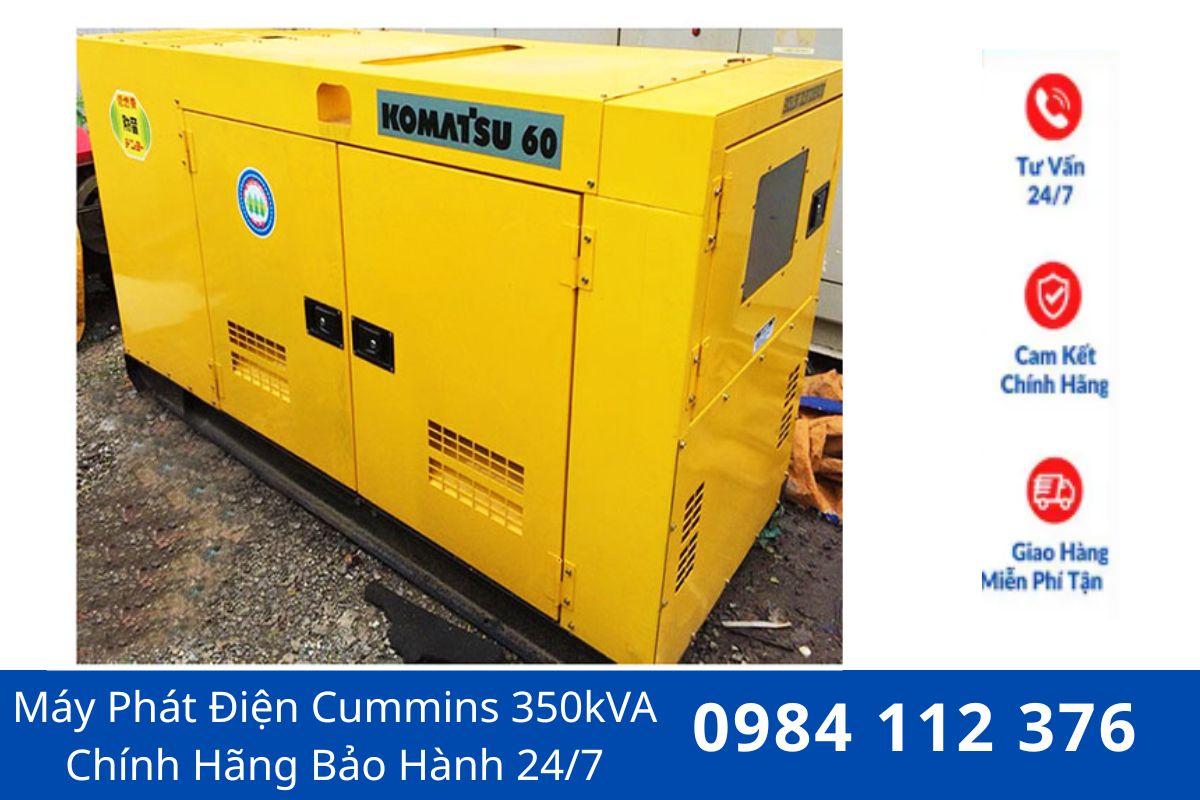 Máy Phát Điện Cummins 350kVA Chính Hãng Bảo Hành