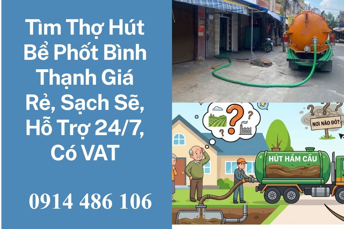 Công Ty Hút Bể Phốt Gò Vấp Xe Hiện Đại, Giá Hợp Lý, Có Hóa Đơn VAT