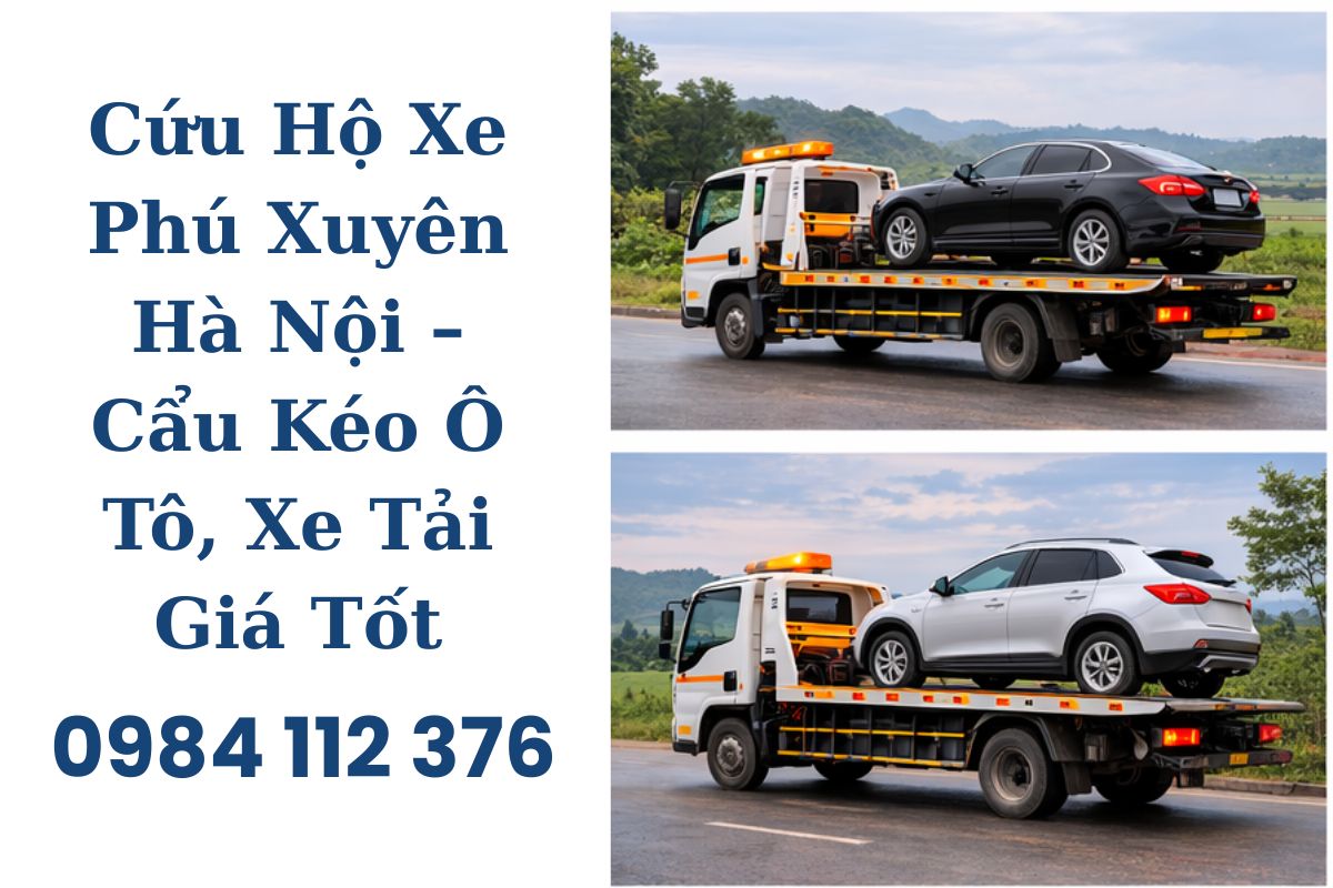 Cứu Hộ Xe Phú Xuyên Hà Nội – Cẩu Kéo Ô Tô, Xe Tải Giá Tốt