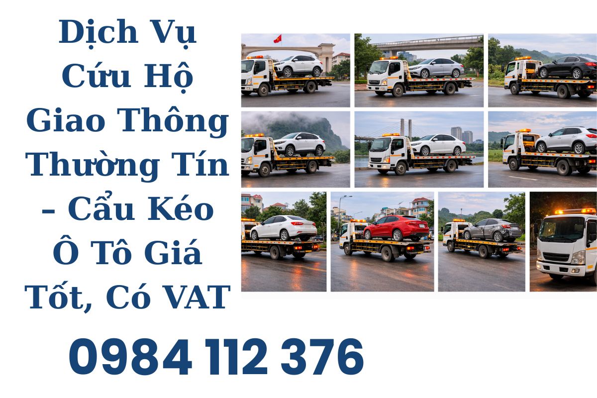 Dịch Vụ Cứu Hộ Giao Thông Thường Tín – Cẩu Kéo Ô Tô Giá Tốt, Có VAT