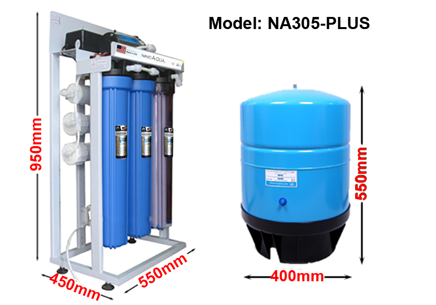 Máy lọc NanoAquas 30 lít có tủ