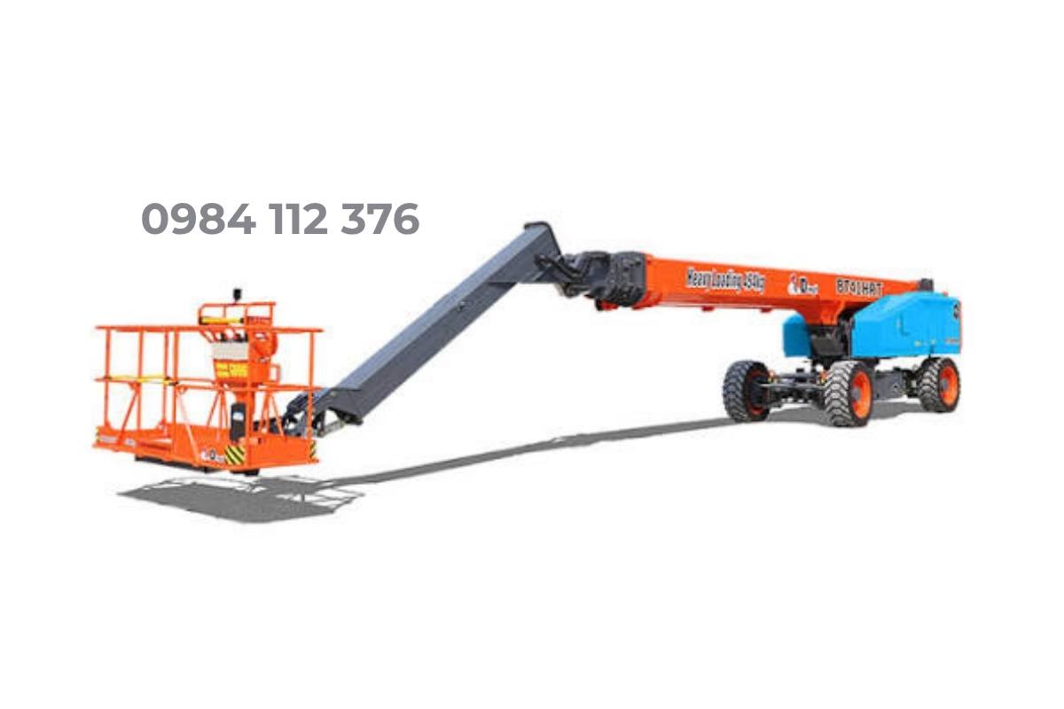 Boom Lift Và Xe Cắt Kéo Cao Bằng 12m - 40m, Cho Thuê Có Người Lái