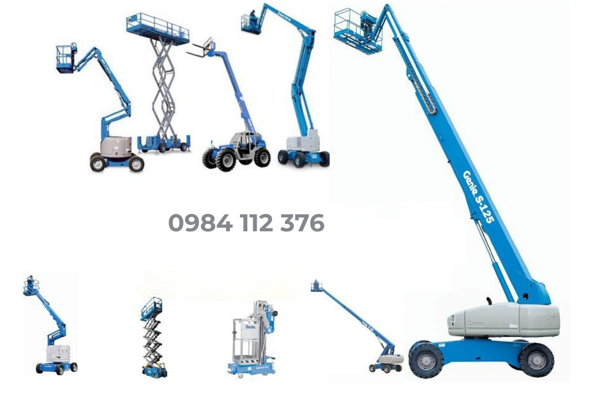 Thuê Boom Lift, Xe Cắt Kéo Quảng Ninh 12m - 40m Có Người Lái