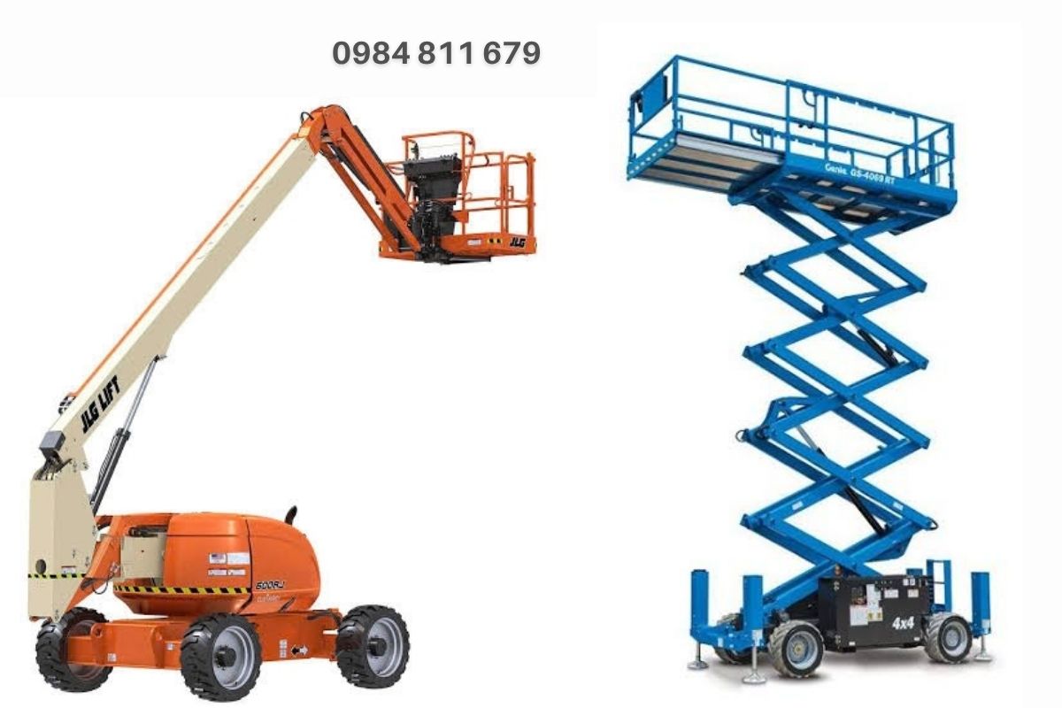 Thuê Xe Nâng Người Quận 1 – Boom Lift, Cắt Kéo Có Lái