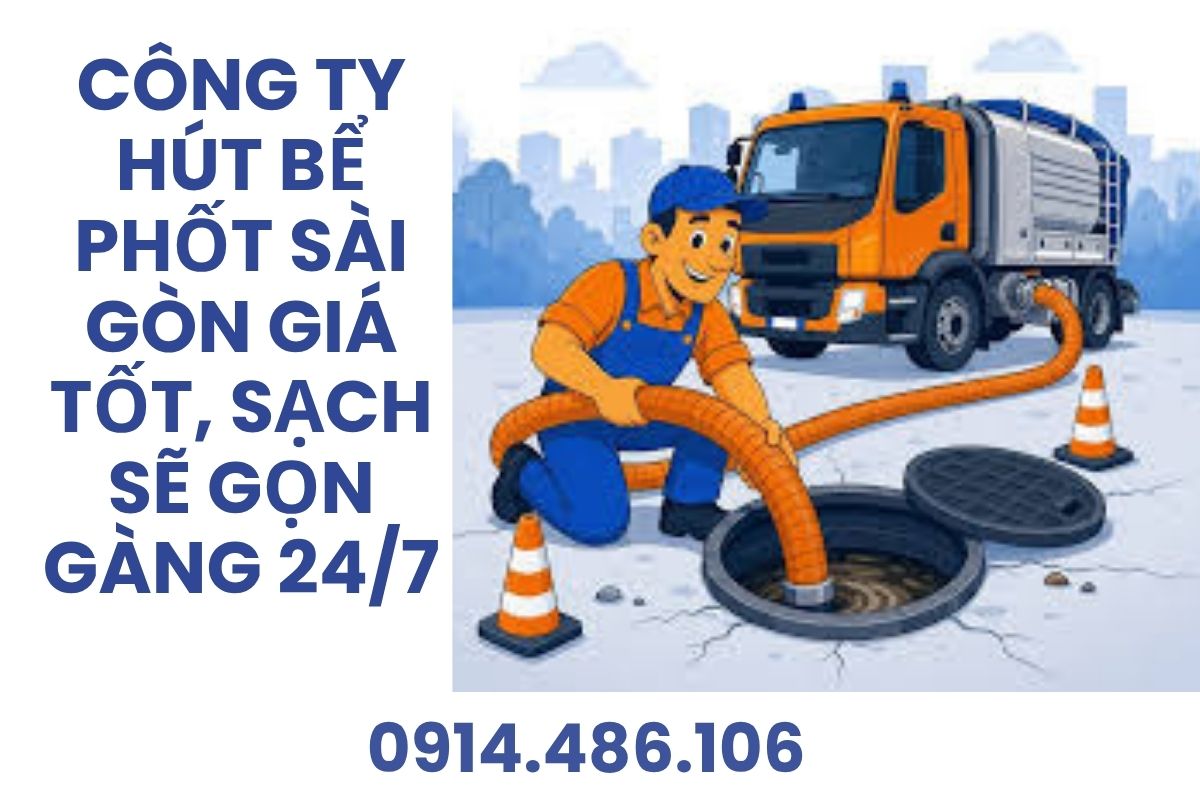 Công Ty Hút Bể Phốt Sài Gòn Giá Tốt, Sạch Sẽ Gọn Gàng 24/7