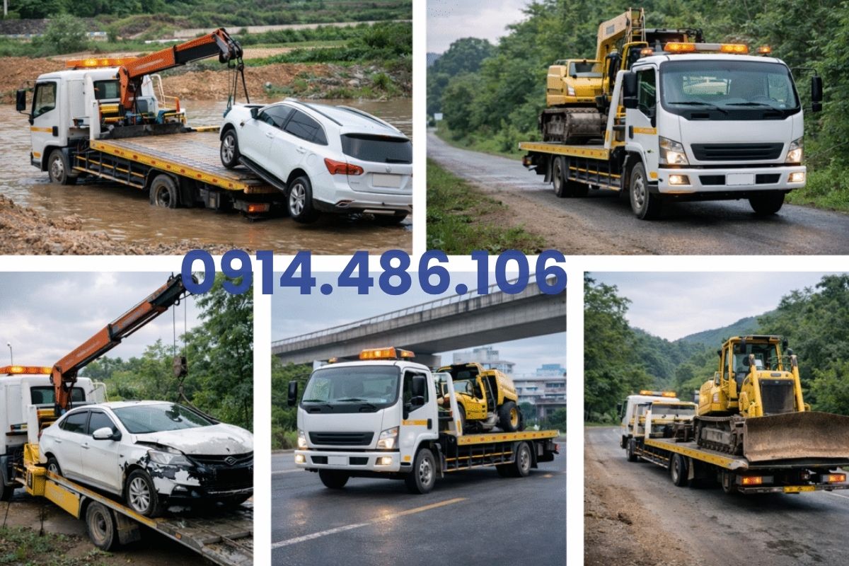 Dịch Vụ Cẩu Kéo Ô Tô Yên Bái – Cứu Hộ Xe Hỏng Trên Quốc Lộ 24/7