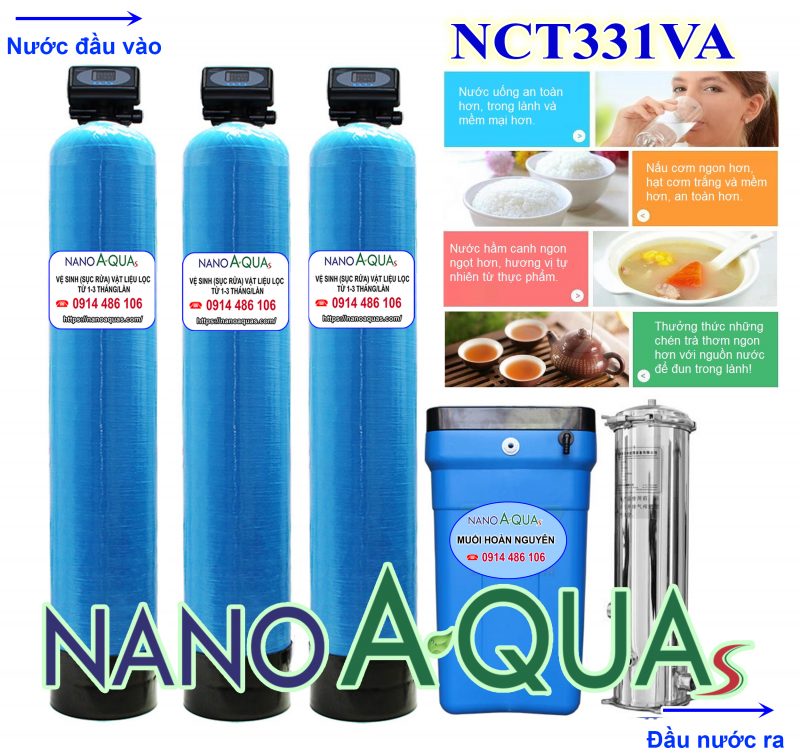 Lọc nước tổng 1m3 giờ