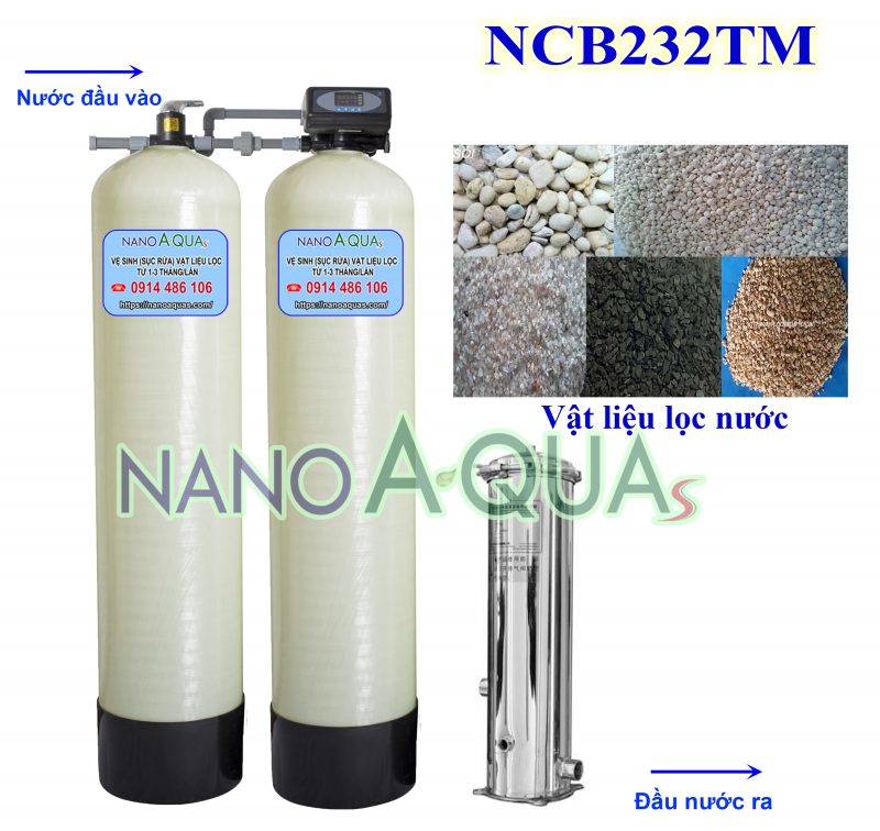 Lọc tổng cho nước sinh hoạt 2m3giờ