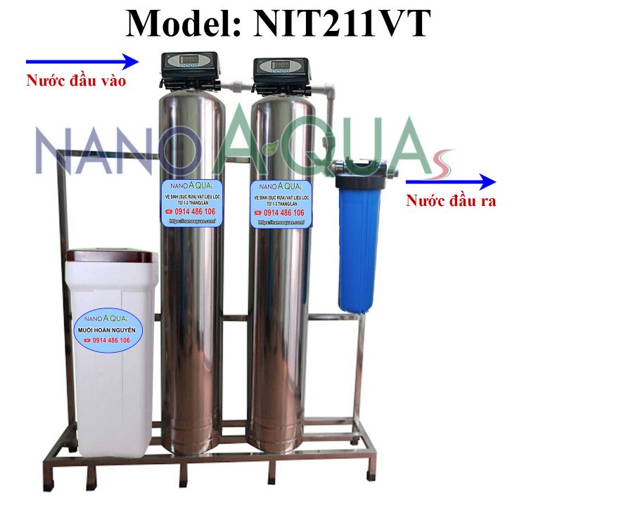 Lọc tổng nước công suất 1m3 giờ