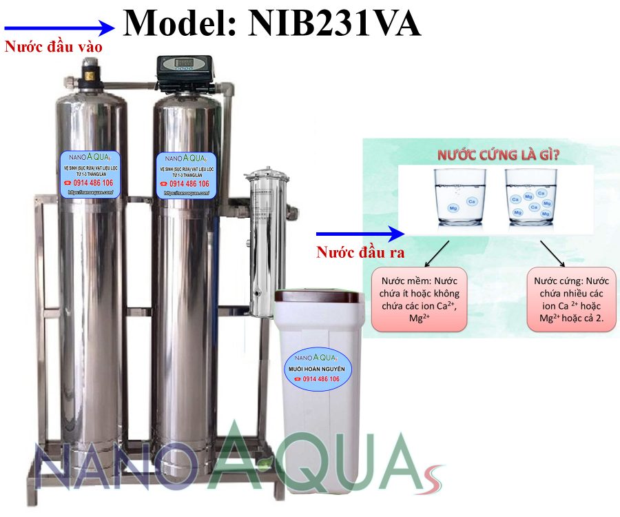 Lọc tổng nước công suất 1m3