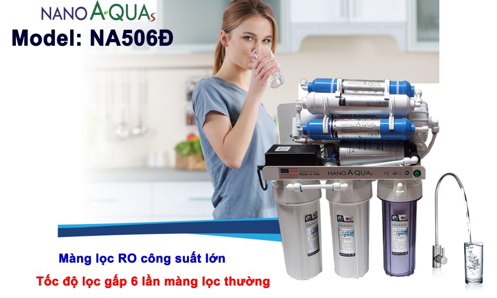 lọc nước Nano aquas 6 lõi
