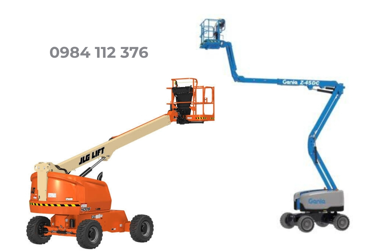 Cho Thuê Xe Nâng Người Thái Nguyên – Boom Lift, Cắt Kéo Có Lái