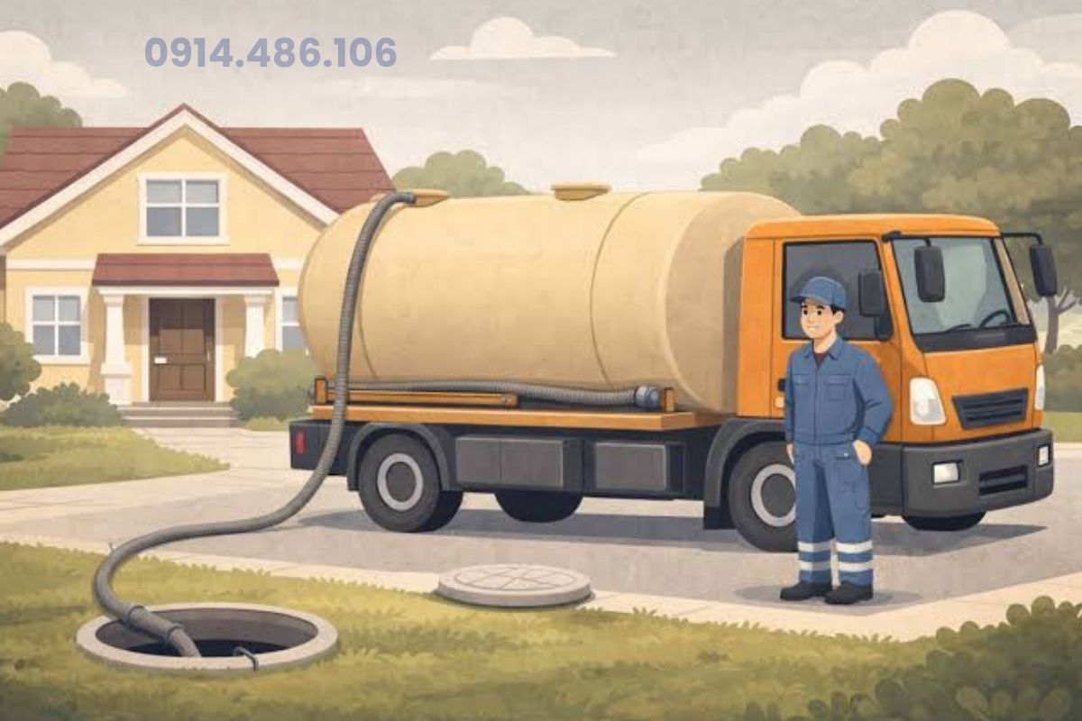 Xe Hút Bể Phốt Bình Tân 24/7 – Nhiều Dung Tích, Giá Hợp Lý, Có VAT
