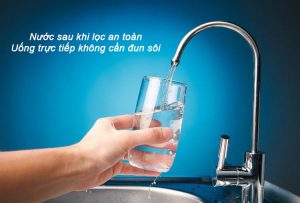Nước sau khi lọc uống trực tiếp