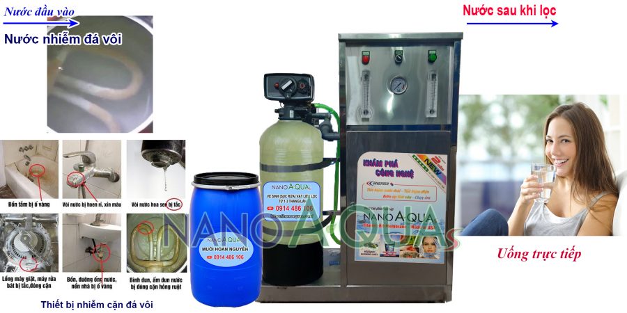 Ứng dụng máy lọc nước RO 100 lít giờ