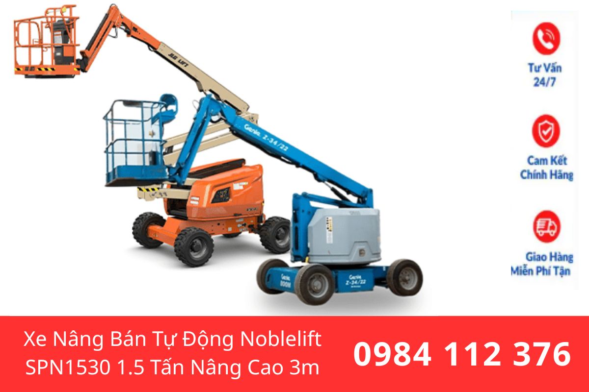 Xe Nâng Người Boom Lift JLG 1250AJP 40m – Giải Pháp Làm Việc Trên Cao Hiệu Quả