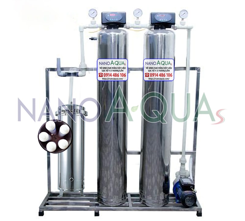 Hệ thống lọc nước công suất 2m3/h NanoAquas NIT231VA van tự động