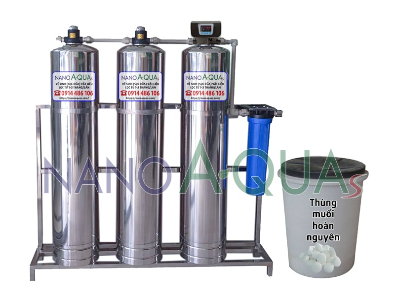 Lọc tổng đầu nguồn NanoAquas NIB312VT công suất 2m3/h