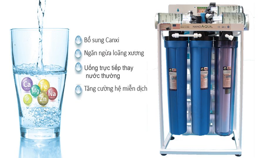 Máy lọc công suất 100 lít NanoAquas Máy lọc công suất 100 lít NanoAquas