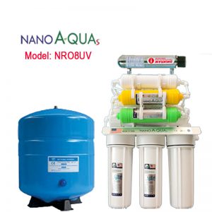Máy lọc RO 8 lõi NRO8UV, tích hợp đèn UV